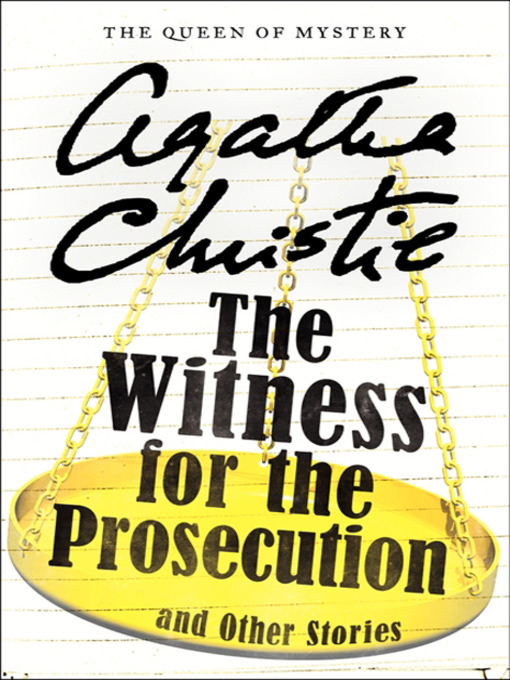 The Witness For The Prosecution And Other Stories By Agatha Christie ...