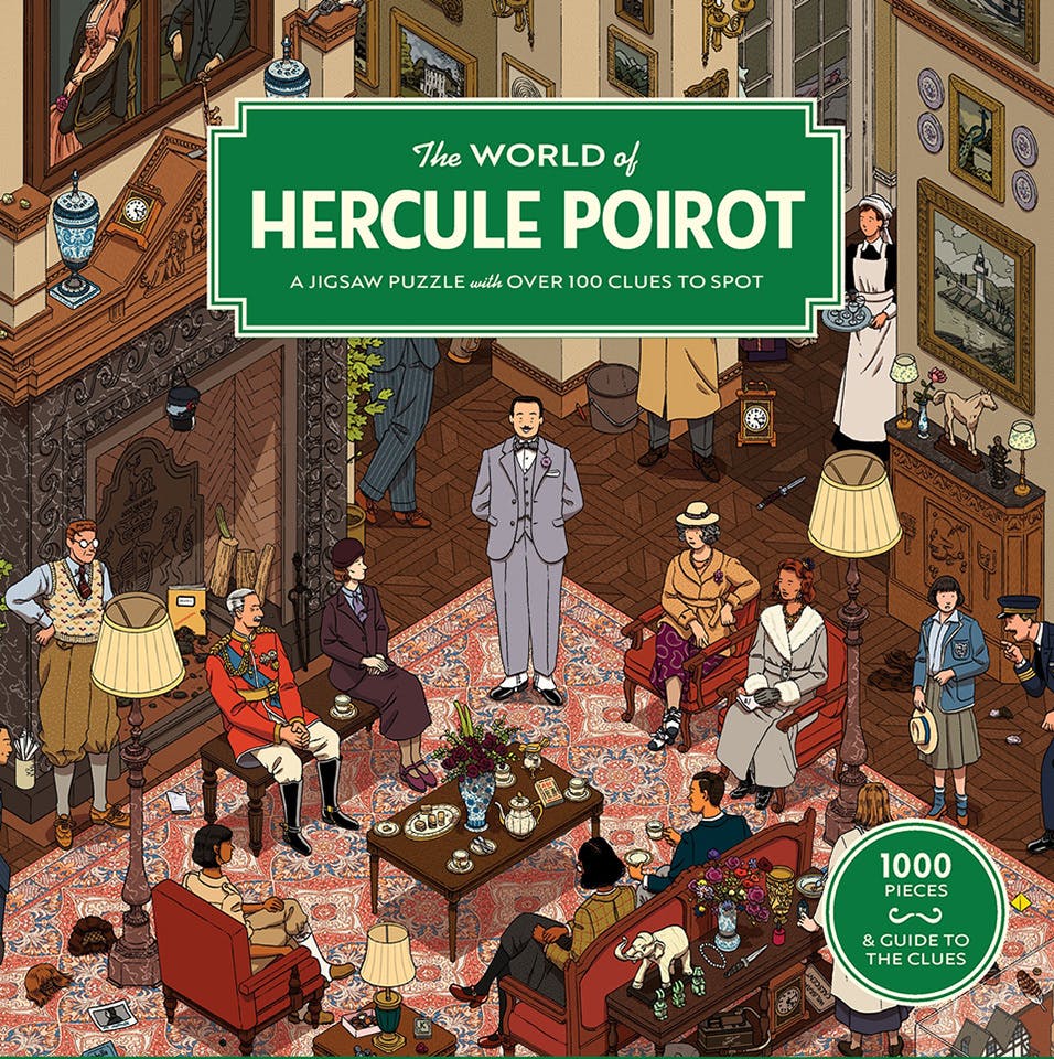 The World of Hercule Poirot: A 1000 Piece Jigsaw Puzzle - Agatha Christie