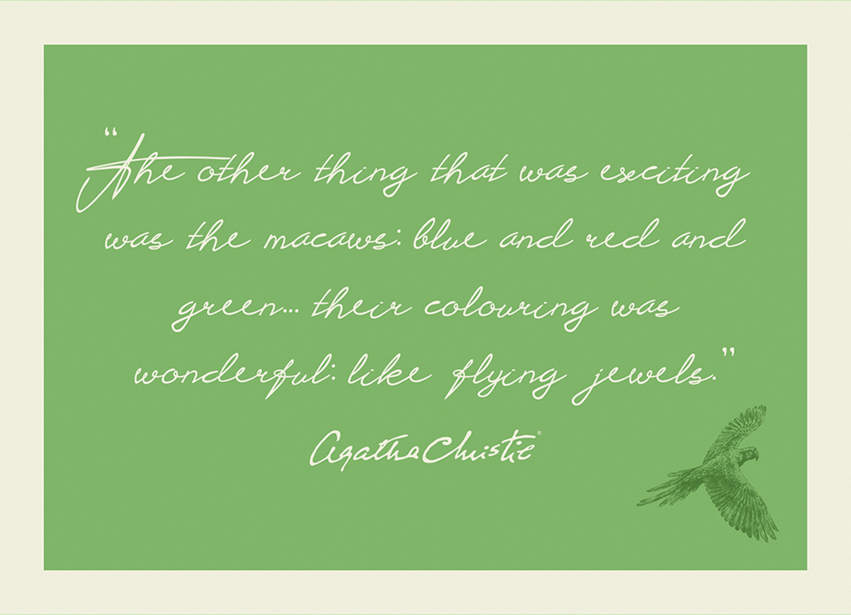 Landscape Green Postcard Zoom