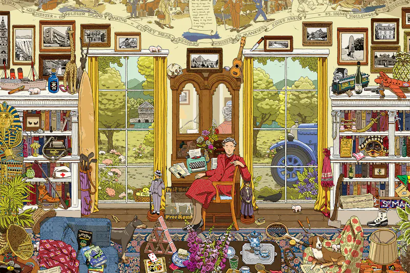 Q&A with Ilya Milstein, illustrator of The World of Agatha Christie Jigsaw - Vimarsana News