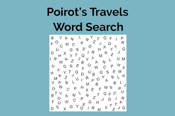 Poirot's Travels: A Word Search