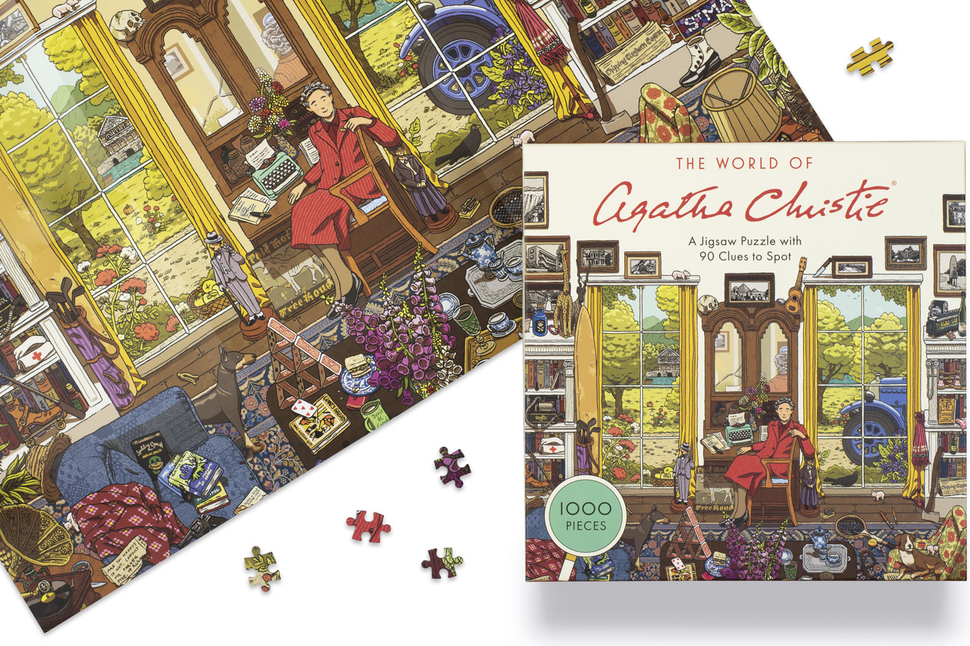 The World of Agatha Christie: A 1000 Piece Jigsaw Puzzle - Agatha Christie