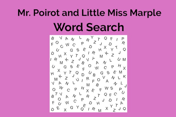 Mr. Poirot and Little Miss Marple: A Word Search