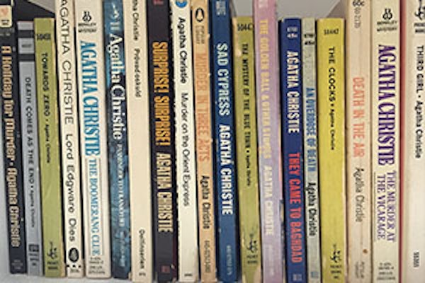 Share photos of your Agatha Christie bookshelf